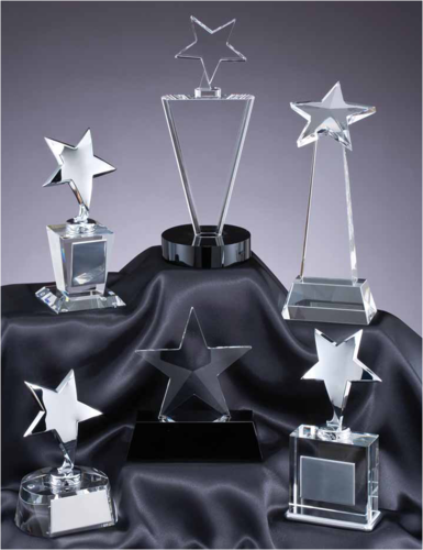 Piezas de Cristal con Estrellas de Metal 2